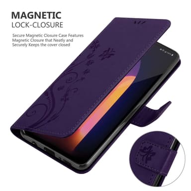 LG V60 ThinQ Suojakuori Lompakkokotelo (Violetti)