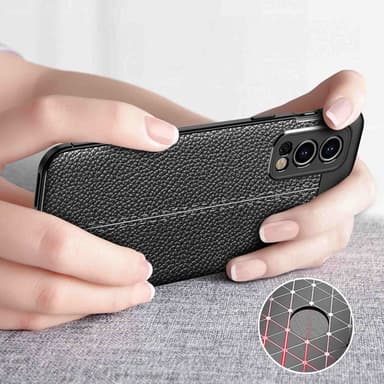 OnePlus Nord 2 5G Suojakuori Case Cover (Musta)