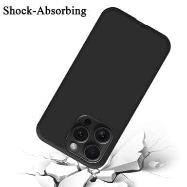 iPhone 15 PRO MAX Suojakuori Kotelo Case (Musta)