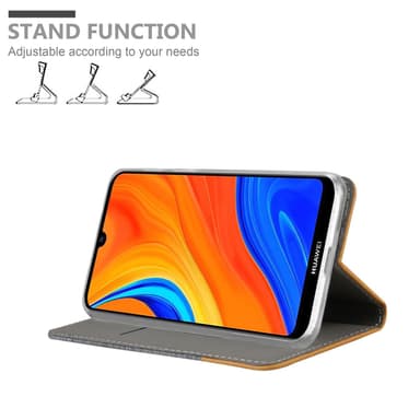 Huawei Y6S Suojakuori Lompakkokotelo (harmaa)