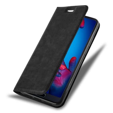 Huawei P20 Suojakuori Lompakkokotelo (Musta)