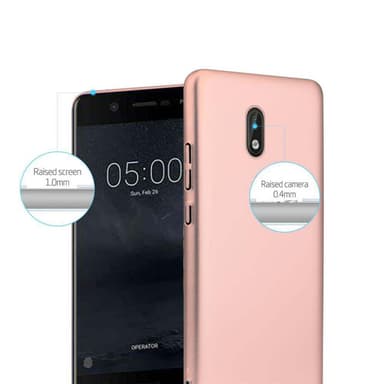 Nokia 3 2017 Suojakuori Kotelo Cover (Vaaleanpunainen)
