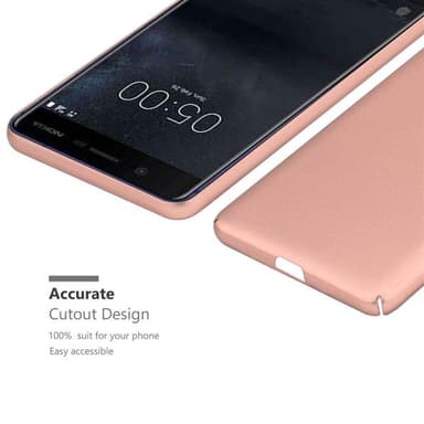 Nokia 3 2017 Suojakuori Kotelo Cover (Vaaleanpunainen)