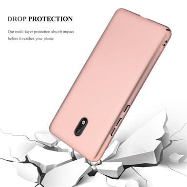 Nokia 3 2017 Suojakuori Kotelo Cover (Vaaleanpunainen)