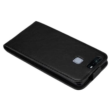 Huawei P9 Suojakuori Lompakkokotelo (Musta)
