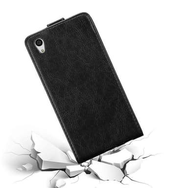 Sony Xperia Z5 Suojakuori Lompakkokotelo (Musta)