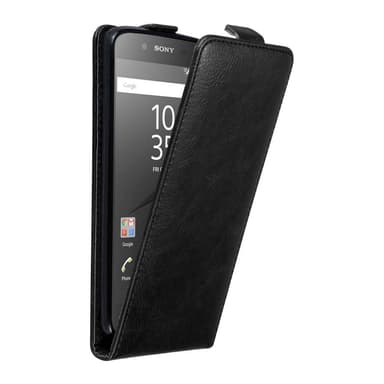 Sony Xperia Z5 Suojakuori Lompakkokotelo (Musta)