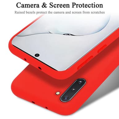 Samsung Galaxy NOTE 10 Suojakuori Kotelo (Punainen)