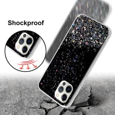 iPhone 12 / 12 PRO Suojakuori Kotelo (Musta)