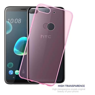 HTC Desire 12 PLUS Suojakuori Kotelo (Vaaleanpunainen)