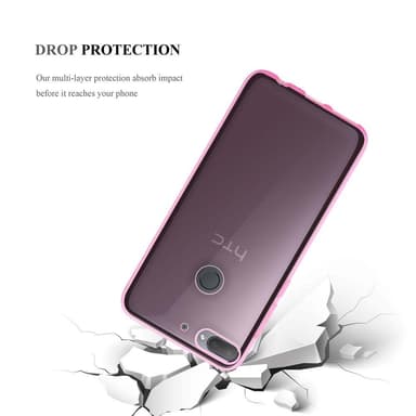 HTC Desire 12 PLUS Suojakuori Kotelo (Vaaleanpunainen)
