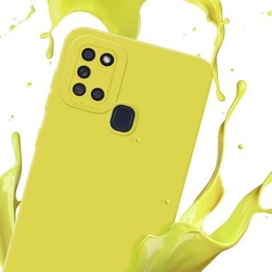Samsung Galaxy A21s Suojakuori Kotelo (Keltainen)
