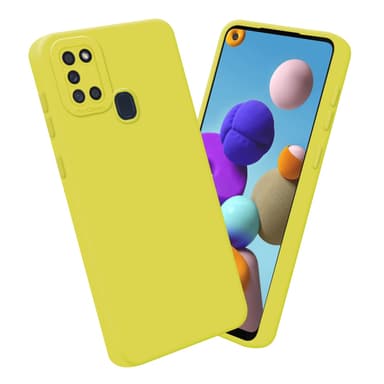 Samsung Galaxy A21s Suojakuori Kotelo (Keltainen)