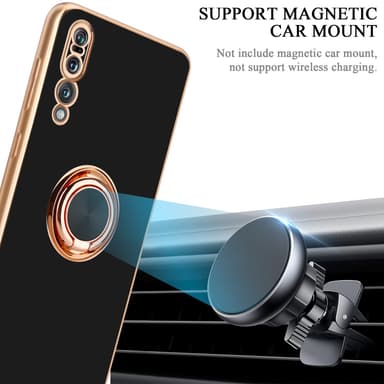 Huawei P20 PRO / P20 PLUS Suojakuori Kotelo (Musta)
