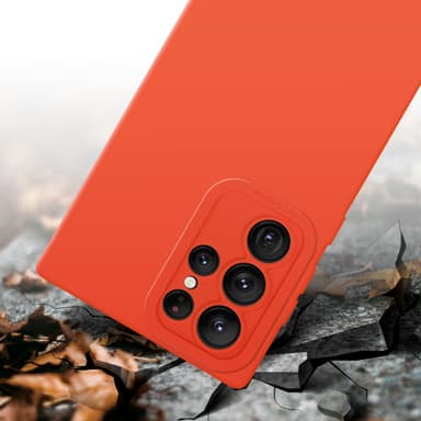 Samsung Galaxy S22 ULTRA Suojakuori Kotelo (Oranssi)