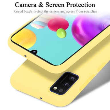 Samsung Galaxy A41 Suojakuori Kotelo (Keltainen)