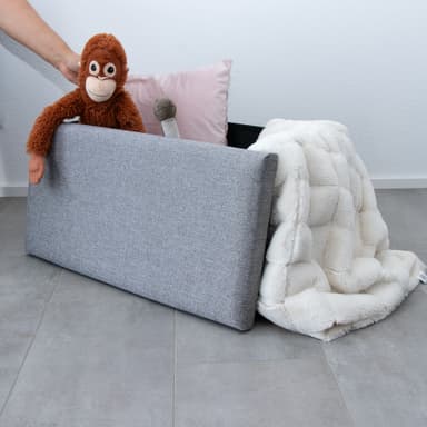 Taitettava penkki 78x38x38 cm Jakkara (harmaa)