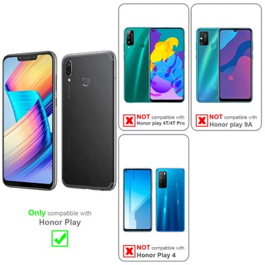 Honor PLAY Suojakuori Universaali (Musta)