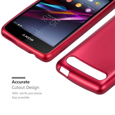 Sony Xperia E1 Suojakuori Kotelo (Punainen)