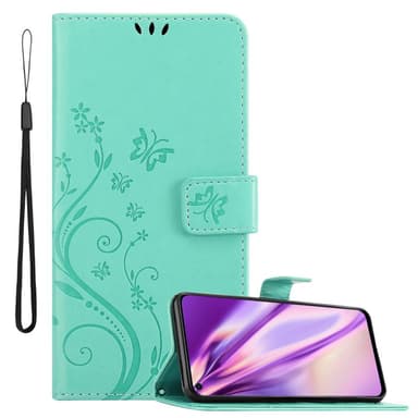 Huawei NOVA 4 Suojakuori Lompakkokotelo (Turkoosi)