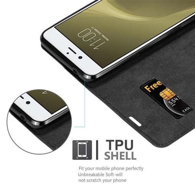 ZTE Nubia Z11 Suojakuori Lompakkokotelo (Musta)