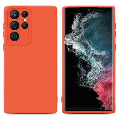 Samsung Galaxy S22 ULTRA Suojakuori Kotelo (Oranssi)