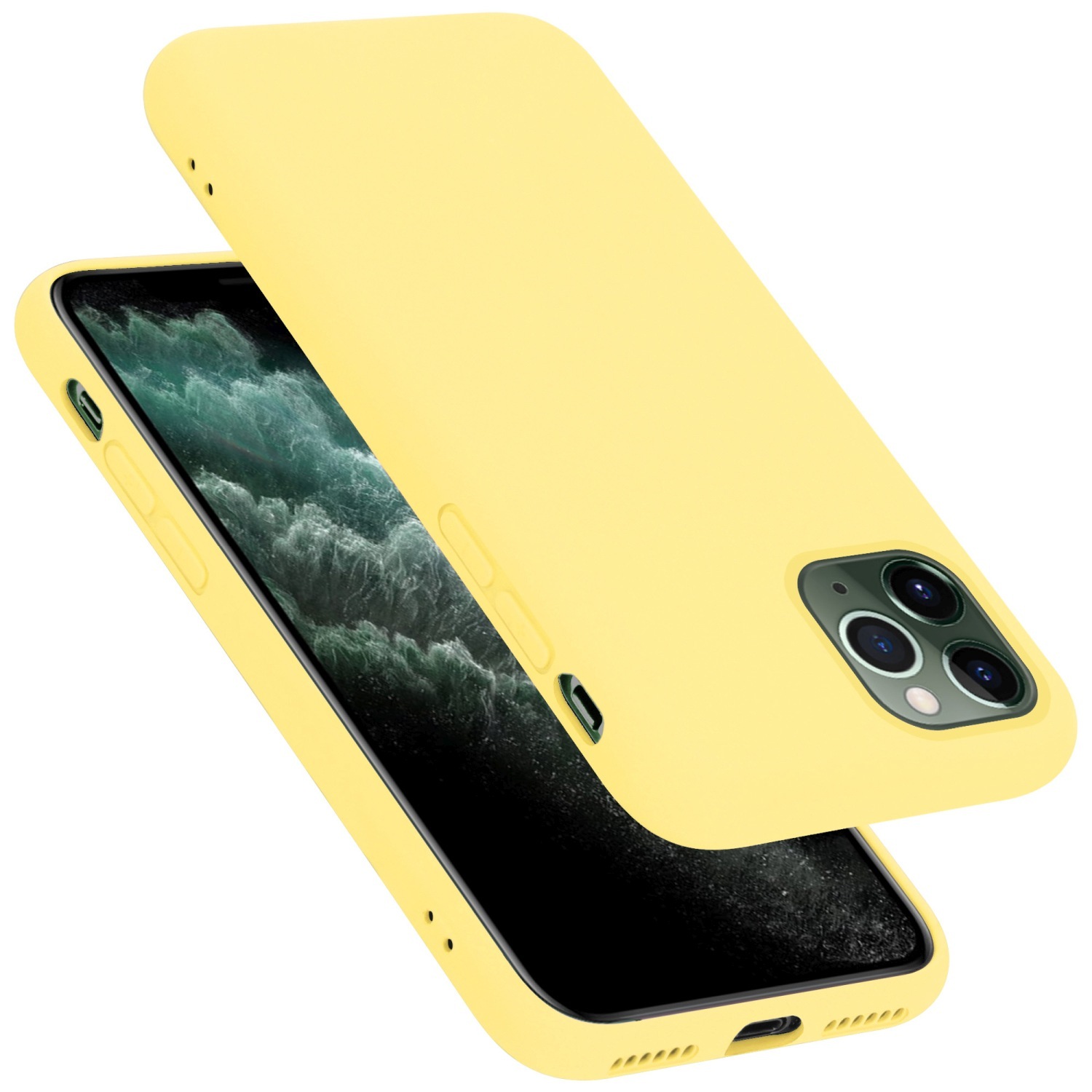 iPhone 11 PRO MAX Suojakuori Kotelo (Keltainen)