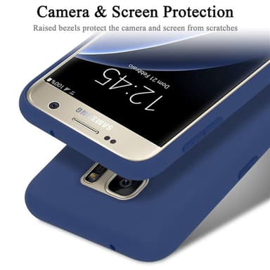 Samsung Galaxy S7 Suojakuori Kotelo Case (Sininen)