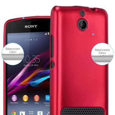 Sony Xperia E1 Suojakuori Kotelo (Punainen)