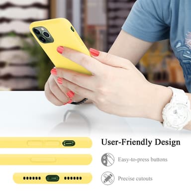 iPhone 11 PRO MAX Suojakuori Kotelo (Keltainen)