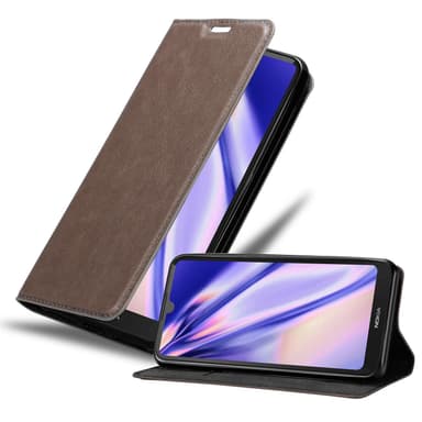 Nokia 1.3 Suojakuori Lompakkokotelo (Ruskea)