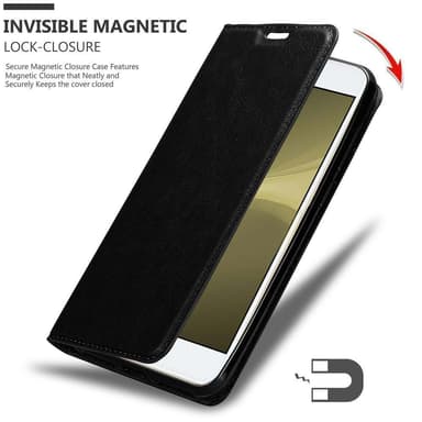 ZTE Nubia Z11 Suojakuori Lompakkokotelo (Musta)