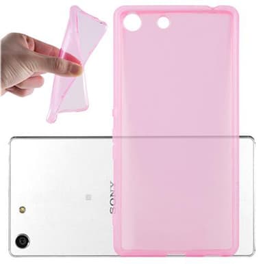 Sony Xperia M5 Suojakuori Kotelo (Vaaleanpunainen)