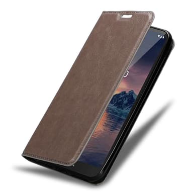 Nokia 1.3 Suojakuori Lompakkokotelo (Ruskea)
