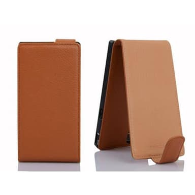 Huawei ASCEND G610 Suojakuori Lompakkokotelo (Ruskea)