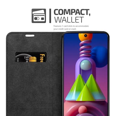 Samsung Galaxy M51 Suojakuori Lompakkokotelo (Punainen)