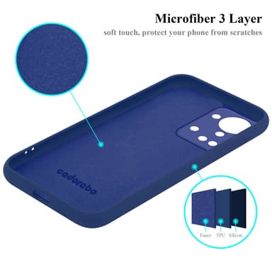 OnePlus Nord 2T Suojakuori Kotelo Case (Sininen)