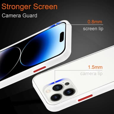 iPhone 14 PRO Suojakuori Kotelo (Läpinäkyvä)