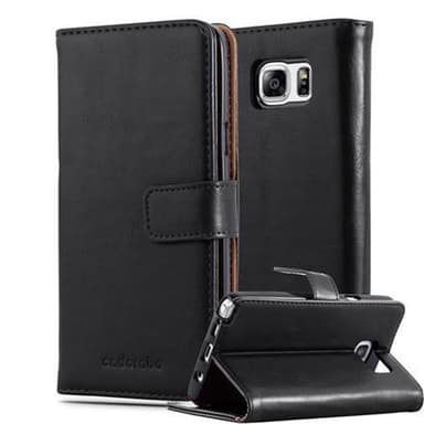 Samsung Galaxy NOTE 5 Suojakuori Lompakkokotelo (Musta)