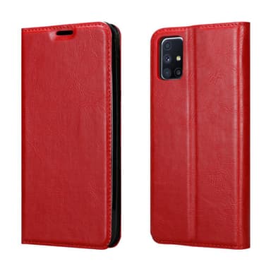 Samsung Galaxy M51 Suojakuori Lompakkokotelo (Punainen)
