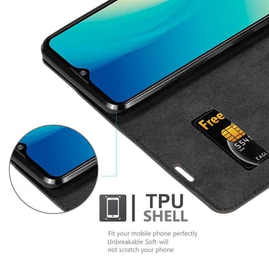 ZTE Blade A7 2020 Suojakuori Lompakkokotelo (Ruskea)