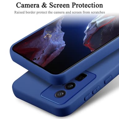 Xiaomi Poco F5 Pro Suojakuori Kotelo (Sininen)