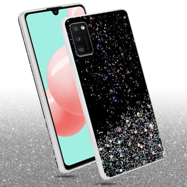 Samsung Galaxy A41 Suojakuori Kotelo (Musta)