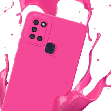 Samsung Galaxy A21s Suojakuori Kotelo (Vaaleanpunainen)