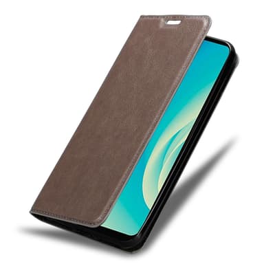 ZTE Blade A7 2020 Suojakuori Lompakkokotelo (Ruskea)