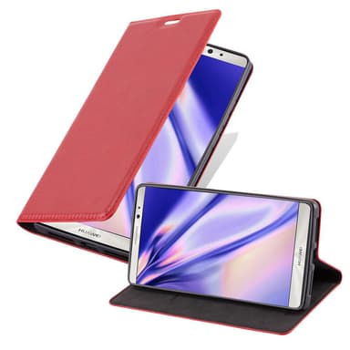 Huawei MATE 8 Suojakuori Lompakkokotelo (Punainen)
