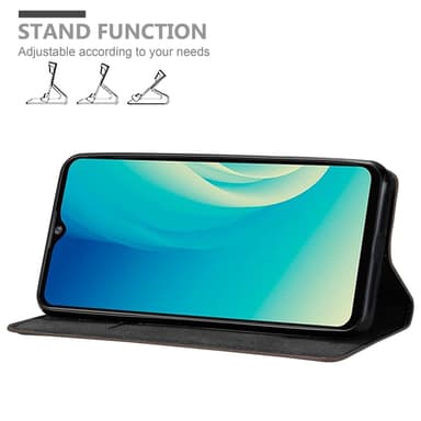 ZTE Blade A7 2020 Suojakuori Lompakkokotelo (Ruskea)