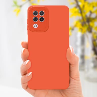 Samsung Galaxy A22 4G Suojakuori Kotelo (Oranssi)