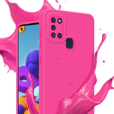 Samsung Galaxy A21s Suojakuori Kotelo (Vaaleanpunainen)