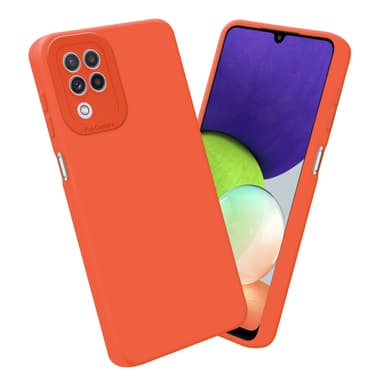 Samsung Galaxy A22 4G Suojakuori Kotelo (Oranssi)